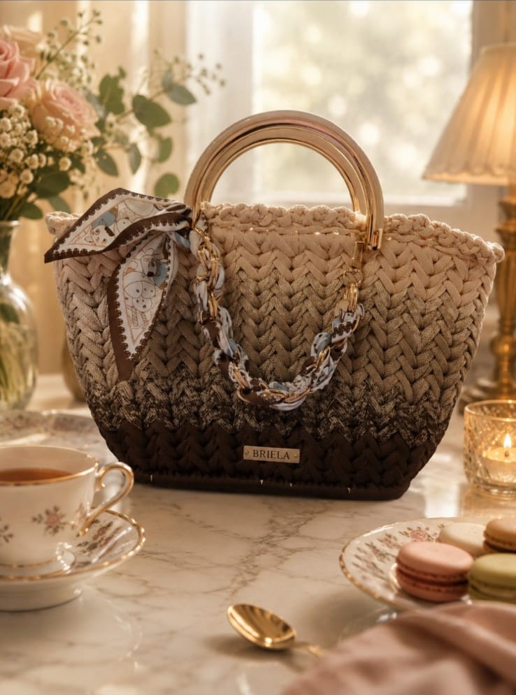 Bolso tejido a crochet Briela